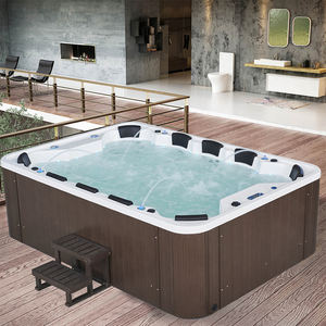 110-V-Whirlpool von <span class=keywords><strong>Spa</strong></span>-Herstellern 10-Personen-Schwimmbad mit Ozon-Hydrotherapie-<span class=keywords><strong>Home</strong></span>-<span class=keywords><strong>Spa</strong></span>-Badewanne für Massage im Freien - Product Image 2