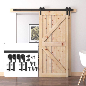 Sistema de Rieles Deslizantes RHETECH de Acero al Carbono <span class=keywords><strong>para</strong></span> Puertas Correderas, Accesorios <span class=keywords><strong>para</strong></span> Puertas de Madera <span class=keywords><strong>para</strong></span> Exteriores, Baños y Hoteles - Product Image 1