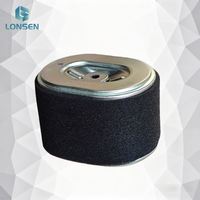 17210-ZL8-023 H0NDA GX160/GX200 186f Filtre à air pour moteur à essence |   Filtre en mousse et papier double couche