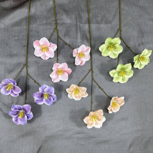 Fleurs artificielles en soie de lys, directement de l'usine, pour décoration de mariage et de maison - Product Image 4