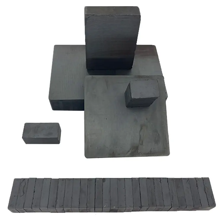 China Groothandel Professionele Aangepaste Uitstekende Kwaliteit Magnete Ferriet Grade 3 Keramische Ferriet Magneten Blok