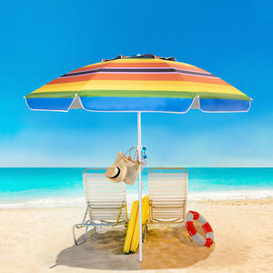 Большой Гавайский пляжный рекламный открытый большой летний зонт на заказ - Product Image 5