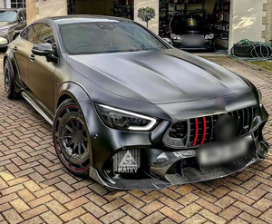 KXY ชุดบอดี้คิทกว้างสไตล์ <span class=keywords><strong>RT900</strong></span>สำหรับ Mercedes Benz GT43 GT50 GT53 GT63กันชนหน้าหลังดิฟฟิวเซอร์กันชนสปอยเลอร์กระโปรงข้าง - Product Image 4