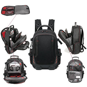 LF <b>Gaming</b> Laptop <b>Backpack</b> for 17.3-Inch Laptops Video <b>Gaming</b> <b>Backpack</b> with Compartments for Keyboard, Mouse, Headphones - Product Image 2