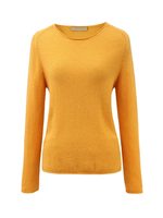 Pull-over en tricot à col rond de couleur unie confortable pour femmes personnalisé pull-over pour dames pull en tricot