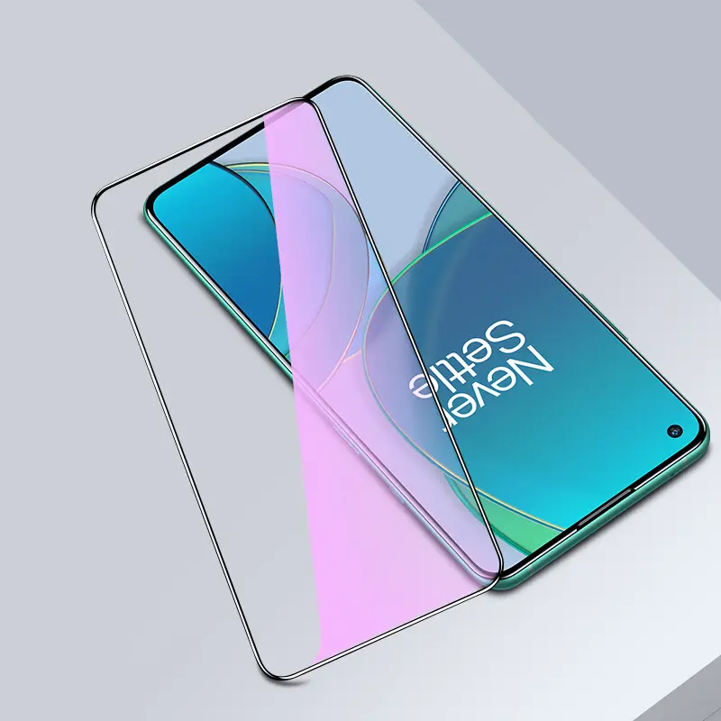 Oneplus Screen Protector Anti Blue Light Full Glue 3D Curved Tempered Glass Film for One Plus Ace 7t 8t 7 8 9 10 Pro 9R 9RT 5G