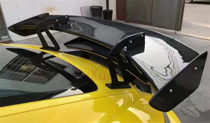 2016+ New Design <strong>GT</strong>-4 Style Real Carbon Fiber Car Rear Tail <strong>Spoiler</strong> for Boxster 718 Universal Rear Trunk <strong>Spoiler</strong> Wing - Product Image 5