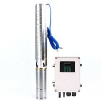 4 pouces 2hp AC DC hybride Brushless Steel Forehole Solar Submersible Deep well water pump