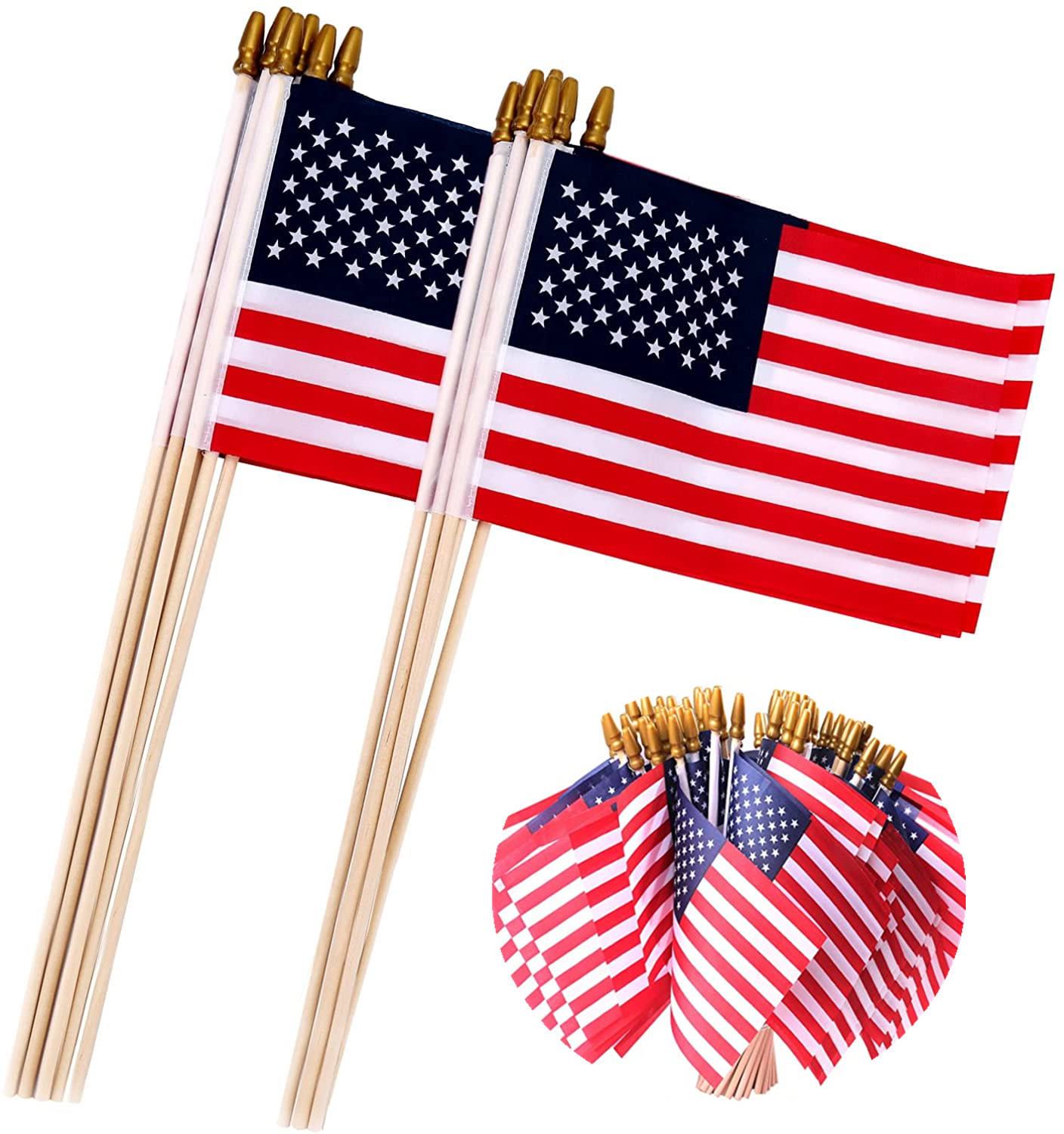 custom hand held signsminiamerican usflagon stick 4th of july