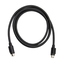 Mini-DIN-Kabel Mini-DIN-PS/2-Anschlusskabel 6-polig Mini-DIN-Buchse auf BNC 9-polig Mini-DIN-Kabel