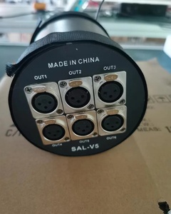 6端口<span class=keywords><strong>DMX</strong></span>分离器和放大器512x6通道铝制主体发光二极管舞台灯控制DJ迪斯科1pc - Product Image 5