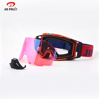 Masques MX compatibles Roll Off avec lentille PC détachable, vue large, cadre TPU pour fournisseurs OEM de motos tout-terrain en gros