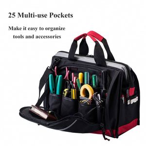 Bolsa de Herramientas para Electricista de Alta Resistencia, Personalizada OEM, Poliéster Impermeable 1680D, Bajo MOQ, Fabricante - Product Image 2