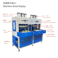 Machine de formage à chaud pour talons 5D de chaussures de sport, machine de soudage à chaud pour talons 5D Gangbao
