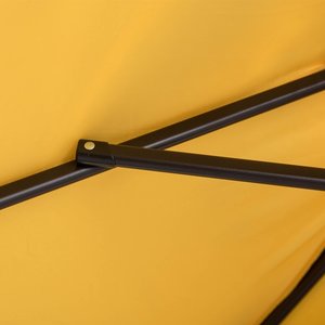 Parapluies de jardin <span class=keywords><strong>Parasol</strong></span> 2.7m(9ft) Jardin <span class=keywords><strong>Balcon</strong></span> <span class=keywords><strong>Demi</strong></span> Parapluie Semi-Circulaire avec Manivelle, pare-soleil Semi-Circulaire - Product Image 5