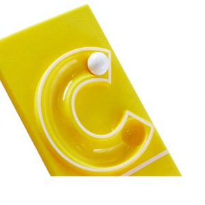 Juego de 24 Letras de Mármol con Bandeja, 10 Bolas de Mármol de Plástico, para Preescolar/Jardín de Niños, Aula, Motricidad Fina, Escritura - Product Image 4