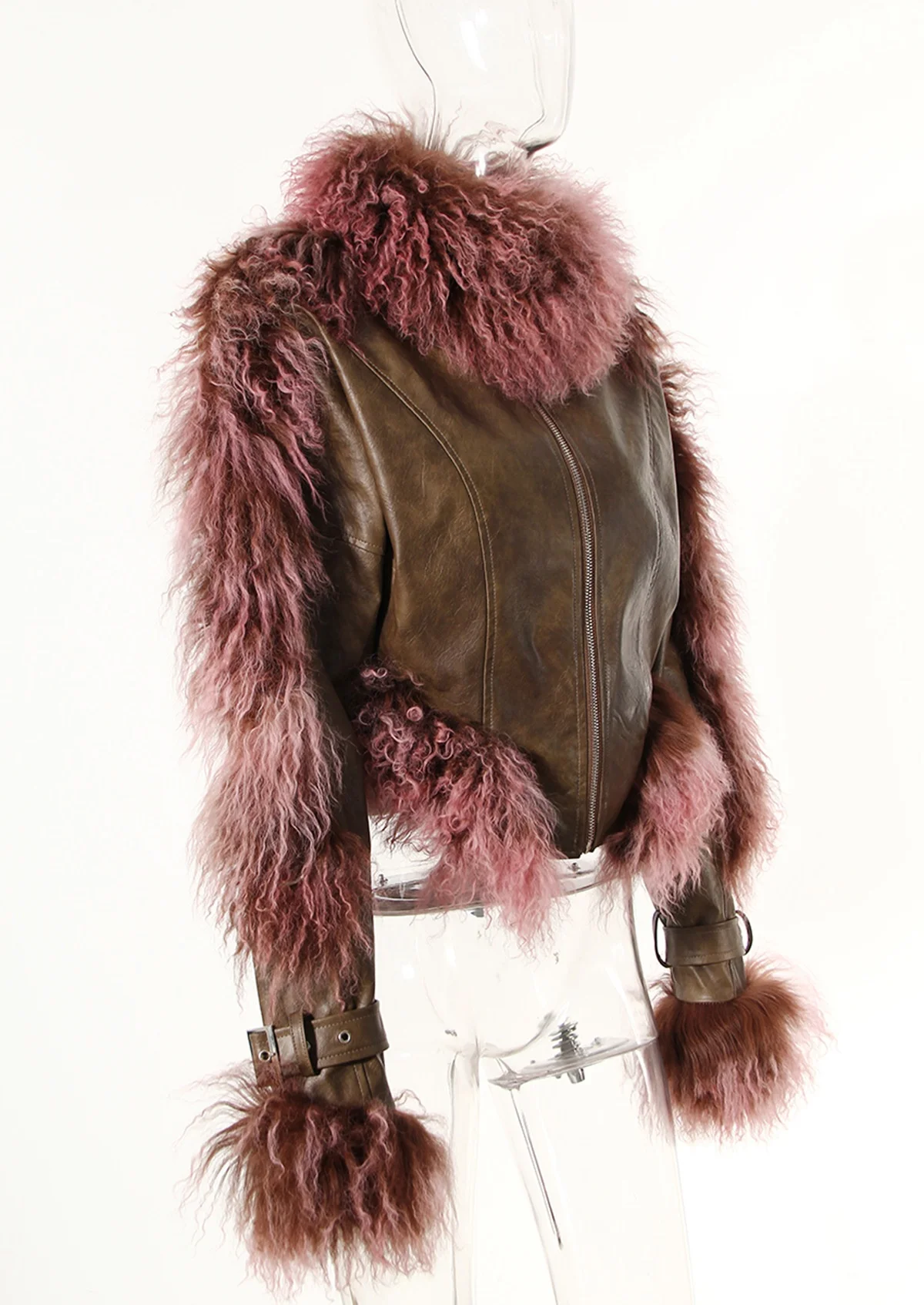 Winter Style Sheepskin Faux Fur Coat | Women display picture 1