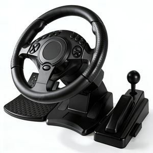 Volante <span class=keywords><strong>de</strong></span> Juego con Cable C-Star Más Vendido, con Giro <span class=keywords><strong>de</strong></span> 720 Grados y Diseño Ergonómico para <span class=keywords><strong>PC</strong></span> - Product Image 1