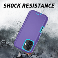 Étuis Defender pour iPhone 16 15 Pro Max 14 13 12 11 Plus Clip de ceinture Couverture arrière pour le sport