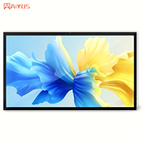 AIYOS Display Pubblicitario Digitale da 24 Pollici Android 14 RK3576S WiFi-6 POE Ultra Sottile Montabile a Parete Schermo Commerciale Touch IPS PCAP