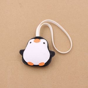 Porte-clés mini en cuir PU tendance, mignon et élégant, pendentif de sac à la mode en forme d'animal, cadeau pour enfants - Product Image 5