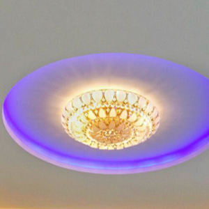 Palace lampade a sospensione seven stars moon lotus lampada da soffitto decorativa temple hall hotel lampadario di cristallo di loto - Product Image 6