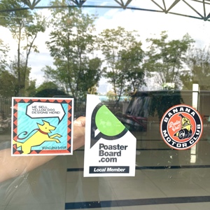 UV chống lại thời tiết Vinyl cửa hàng cửa tĩnh Bám dán cửa sổ tái sử dụng xe cửa sổ đề can biểu tượng tùy chỉnh cửa sổ Bám dán - Product Image 4