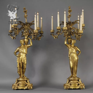 Casa decorativa em <span class=keywords><strong>bronze</strong></span> para moças, lâmpadas de suporte estátua de luz <span class=keywords><strong>bronze</strong></span> lâmpada escultura - Product Image 1