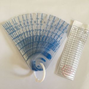 מחיר נמוך שקוף דיוק גבוה מדיד פלסטיק שקוף 20 יחידות 0.05-2.0mm 70mm - Product Image 3