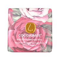 Savon de Marseille Végétalien Naturel aux Extraits Floraux Hydratant et Régulateur de Sébum Portable pour Tous Types de Peaux Nettoyage Corporel en Profondeur