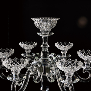 Candelabro de cristal de boda, botella de vidrio, portavelas de cristal, tubos de vidrio de acero inoxidable para candelabros - Product Image 3
