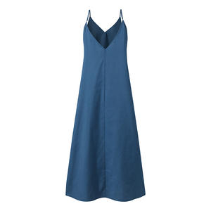Robes décontractées pour femmes, col en V, robe ample, robe <span class=keywords><strong>chic</strong></span> coréenne, <span class=keywords><strong>grande</strong></span> <span class=keywords><strong>taille</strong></span>, robe femme - Product Image 3