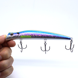 AOCLU subacqueo poco profondo 130mm 17.5g sonaglio esca dura da 1 pezzo <span class=keywords><strong>per</strong></span> esca di branzino d'acqua salata esca senza labbra - Product Image 3