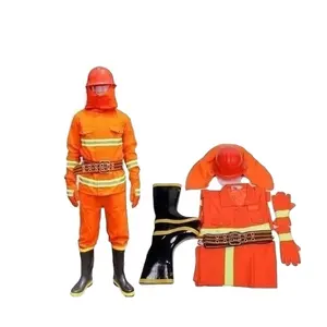 Roupa de combate a incêndio, incluindo botas de cinto de capacete, luvas, venda quente