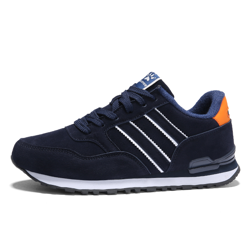 Blue suede upper
