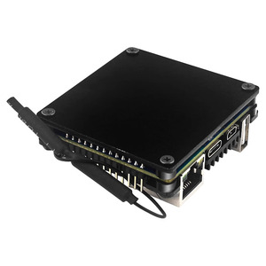 Hot Sale Orange <span class=keywords><strong>Pi</strong></span> Zero 2 Aluminium legierung Gehäuse Lüfter Mode Elektronische Module und Kits - Product Image 3
