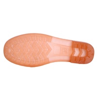 Matériau en PVC imperméable transparent pour hommes pour chaussures de style lingot bottes de pluie