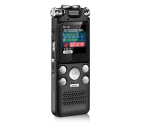 Grosir h5 perekam suara-Perekam Suara Teraktivasi Suara Terbaik Harga Perangkat Kuliah Mikrofon Ganda Portabel Digital Audio Perekam Suara Pena Perekam
