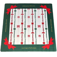 Tapis de Mahjong Portable en Caoutchouc 33/31,5 Pouces Carré, Silencieux, Antidérapant avec Support en Caoutchouc pour Accessoires de Club de Mahjong Américain