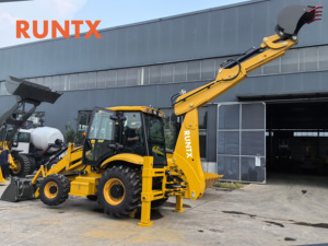 RUNTX Chinese Brand New 388h Bagger lader mit sechs in einem Eimer - Product Image 2