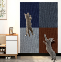 Épurateur de cheveux d'angle de mur résistant à l'usure, tapis auto-adhésif multifonctionnel, planche à gratter pour chat grimpant, tapis d'escalier