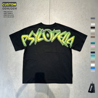 T-shirt personnalisé de haute qualité à bas prix, t-shirt graphique surdimensionné, streetwear imprimé, t-shirt en coton vintage, vêtements pour hommes
