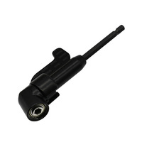 Ensemble de tournevis à angle de 105 degrés, adaptateur de support, embouts réglables, buses, tournevis à angle, outil magnétique à angle de 1/4 pouce