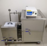 Nettoyeur à ultrasons électrique industriel haute capacité CANDOSONIC 45L, réservoir filtrant pour le nettoyage des circuits imprimés, des disques vinyles, des pièces automobiles