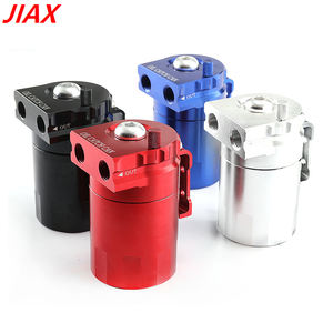 300ml universale serbatoio olio serbatoio filtro aria motore vice serbatoio olio cattura olio lattina con sfiato alluminio compatto doppio cilindro - Product Image 4