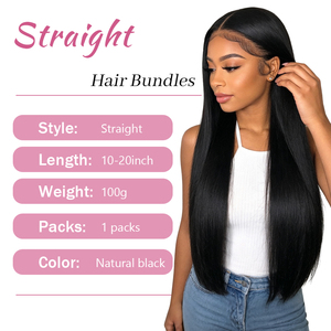 Lots de Cheveux Humains Lisses Naturels 10-26 Pouces 100% Cheveux Humains Peuvent Être Redessinés Ondulation Personnalisée Disponible Lots de Cheveux Vierges - Product Image 3