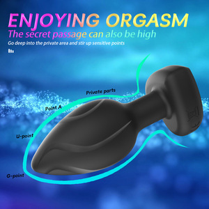 New Design LED 10 Speed Butt Plug Wireless <b>Remote</b> <b>Control</b> Anal Plug <b>Vibrating</b> Anal Toys for Men% - Product Image 6