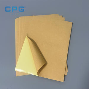 Papel Autoadhesivo Kraft Mate al por Mayor de Fábrica, Rollo Jumbo de Material de 80 g/m², Papel Imprimible para Etiquetas - Product Image 1