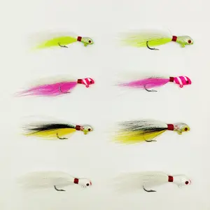  Eupheng Bucktail Jigs, Saltwater Bucktail Fishing