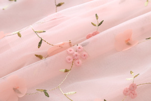 Ventes chaudes Robes de fête de haute qualité de couleur rose pour filles Enfants avec tutu avec motif floral - Product Image 6